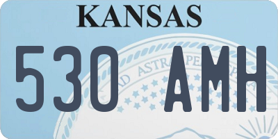 KS license plate 530AMH