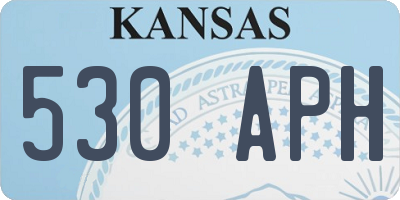 KS license plate 530APH