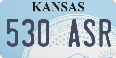 KS license plate 530ASR