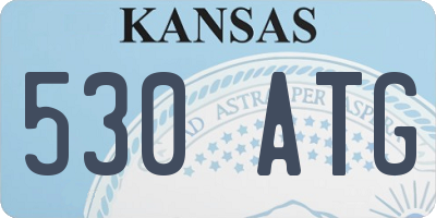 KS license plate 530ATG