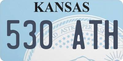 KS license plate 530ATH