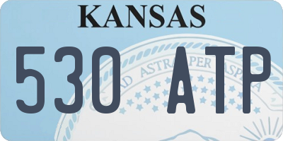 KS license plate 530ATP