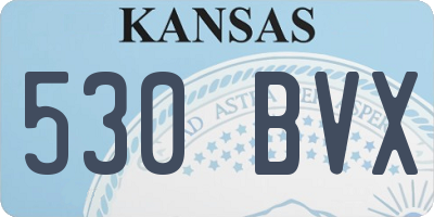 KS license plate 530BVX