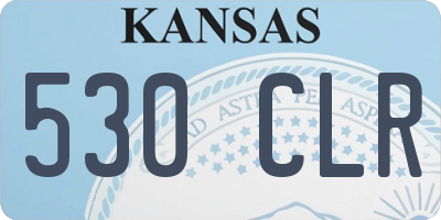 KS license plate 530CLR