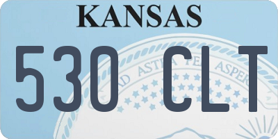 KS license plate 530CLT