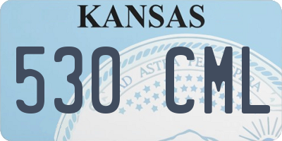KS license plate 530CML