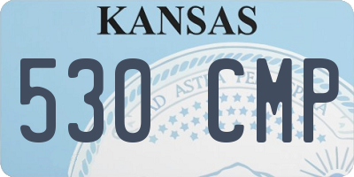 KS license plate 530CMP