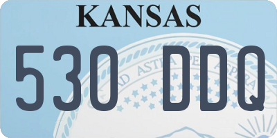 KS license plate 530DDQ