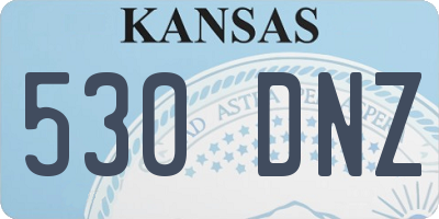 KS license plate 530DNZ
