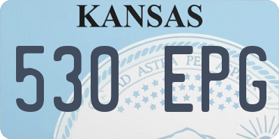 KS license plate 530EPG