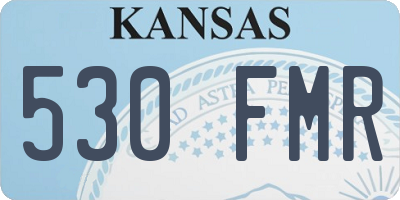 KS license plate 530FMR