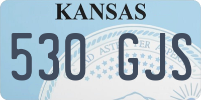 KS license plate 530GJS