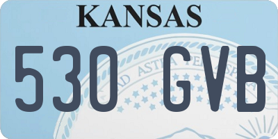 KS license plate 530GVB