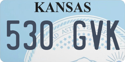 KS license plate 530GVK