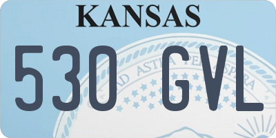 KS license plate 530GVL