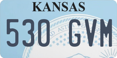 KS license plate 530GVM