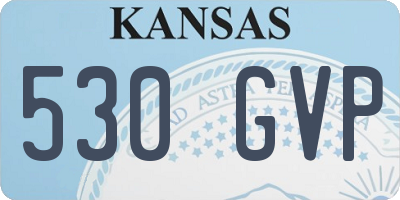 KS license plate 530GVP
