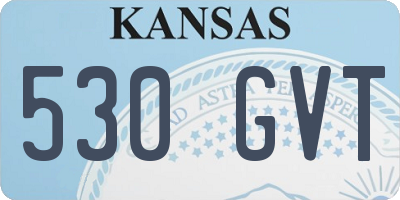 KS license plate 530GVT