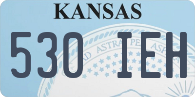 KS license plate 530IEH