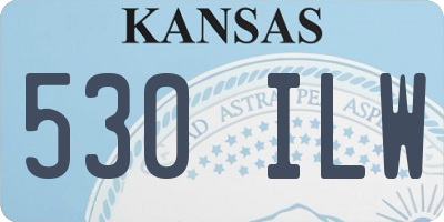KS license plate 530ILW