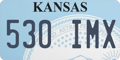 KS license plate 530IMX