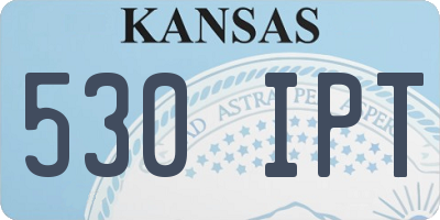 KS license plate 530IPT