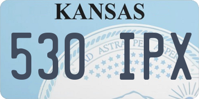 KS license plate 530IPX