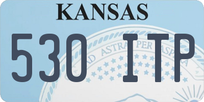 KS license plate 530ITP