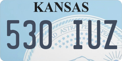 KS license plate 530IUZ