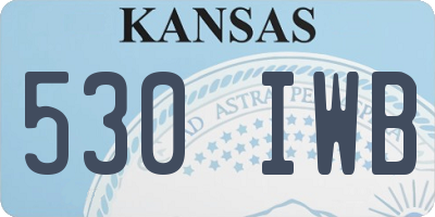 KS license plate 530IWB