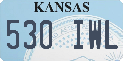 KS license plate 530IWL
