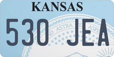 KS license plate 530JEA