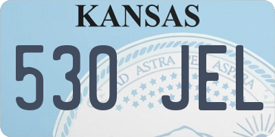 KS license plate 530JEL