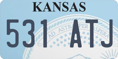 KS license plate 531ATJ