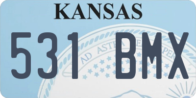 KS license plate 531BMX