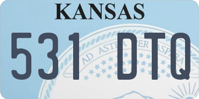 KS license plate 531DTQ