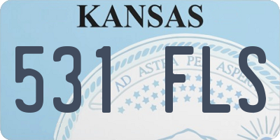 KS license plate 531FLS