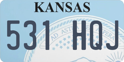 KS license plate 531HQJ