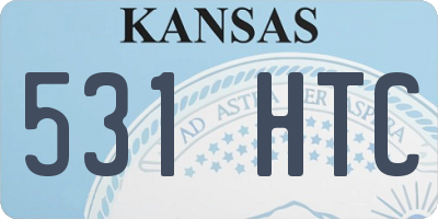 KS license plate 531HTC