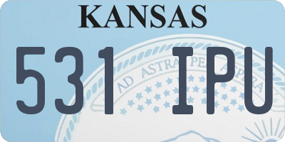 KS license plate 531IPU