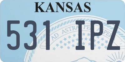 KS license plate 531IPZ