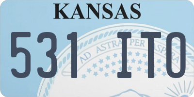 KS license plate 531ITO