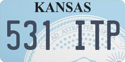 KS license plate 531ITP