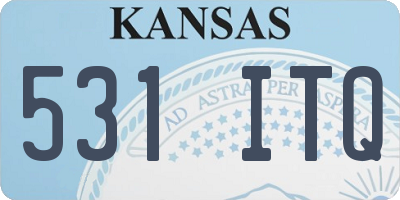 KS license plate 531ITQ