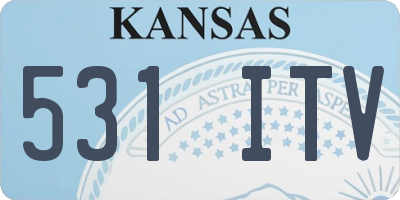 KS license plate 531ITV