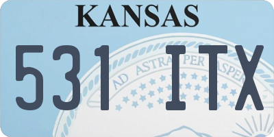 KS license plate 531ITX