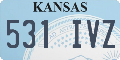 KS license plate 531IVZ