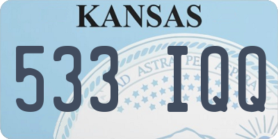 KS license plate 533IQQ