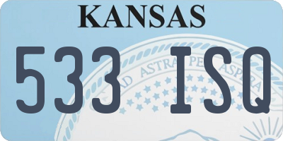KS license plate 533ISQ