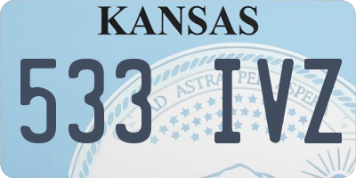KS license plate 533IVZ